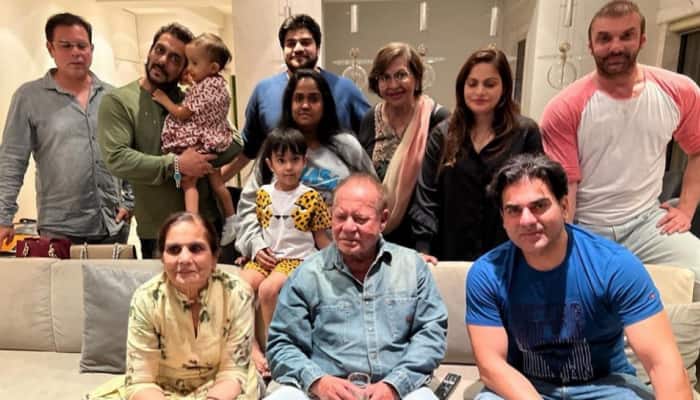 Salman Khan shares photo with Salma Khan, Helen and others on Salim Khan’s birthday