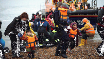 At least 31 migrants dead as their boat bound for Britain capsizes in English Channel