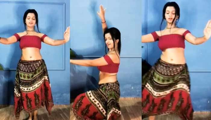 Belly dancer flaunts sizzling HOT moves on Manike Mage Hithe, netizens are floored! - WATCH