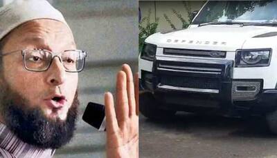Cop issues Rs 200 challan to AIMIM chief Asaduddin Owaisi's without-number-plate SUV; awarded Rs 5,000