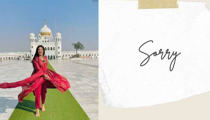 Zee News Impact: Pakistani model says &#039;sorry&#039; for controversial photoshoot at Kartarpur Sahib Gurudwara 