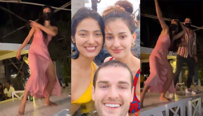 Disha Patani's sister Khushboo's sizzling dance on top of a table in Goa goes viral - Watch