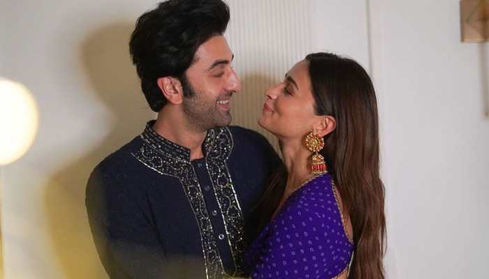 Oops! Ranbir Kapoor 'kicks' Alia Bhatt's lehenga, video goes viral - Watch