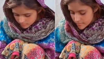 Viral Video of beautiful, young girl cutting potatoes floors internet - Watch!