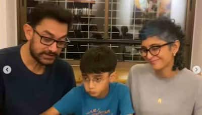 Aamir Khan, ex-wife Kiran Rao celebrate son Azad's birthday, actor's son Junaid from first wife Reena Dutta also spotted