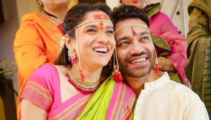 Ankita Lokhande-Vicky Jain&#039;s pre-wedding festivities: Actress drops fresh pics in saree, mundavalya!