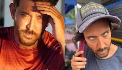 Hrithik Roshan makes funny facial expressions in his latest Instagram picture