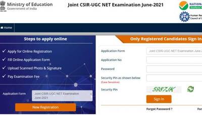 CSIR-UGC NET June-2021: Registration begins, click here for fees, exam dates, direct link to apply