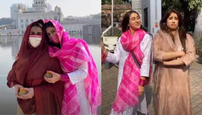 Sara Ali Khan explores Delhi with mother Amrita Singh, grabs kulfi with Janhvi Kapoor: Pics