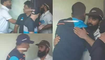 Virat Kohli, Rahul Dravid, Siraj visit New Zealand dugout to congratulate Ajaz Patel for 10-wicket haul, video goes viral – WATCH