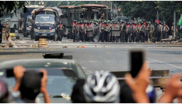 Myanmar military truck rams down protesters, 3 feared dead