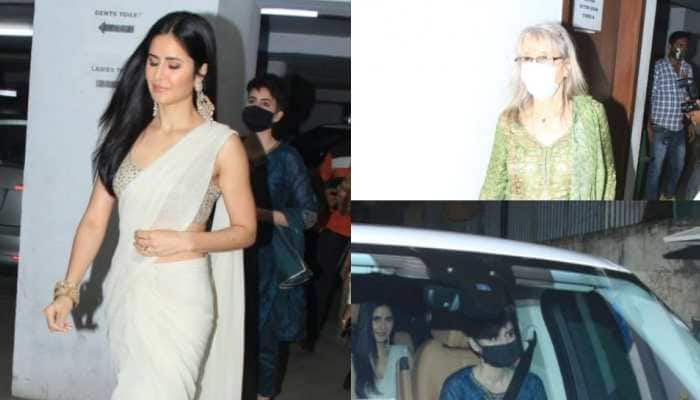 Katrina Kaif&#039;s mother, siblings arrive at Vicky Kaushal&#039;s home ahead of wedding! - See pics