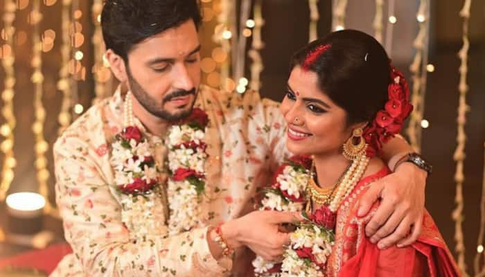 Naagin 4 actor Sayantani Ghosh marries Anugrah Tiwari in an intimate ceremony: Photos