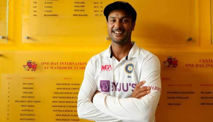 BCCI honours Mayank Agarwal by writing his name on the &#039;honours board&#039; of the Wankhede Stadium