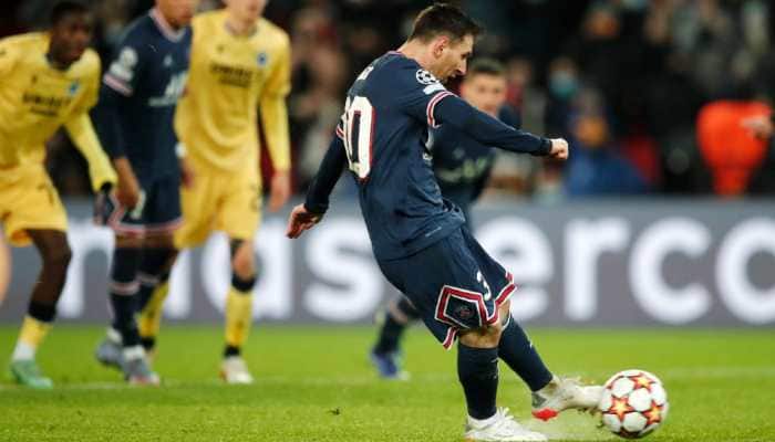 UEFA Champions League: Lionel Messi and Kylian Mbappe on target as PSG thrash Club Brugge 4-1