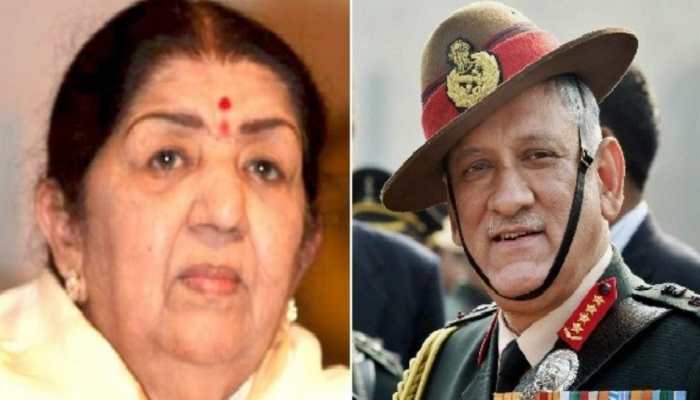 Tearful tributes to these brave sons of Mother India: Lata Mangeshkar condoles Gen Bipin Rawat&#039;s sudden demise