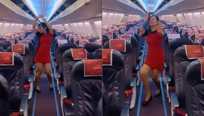 Air hostess dances on Sara Ali Khan’s famous song in viral video, Internet loves it- Watch