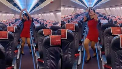 Air hostess dances on Sara Ali Khan’s famous song in viral video, Internet loves it- Watch