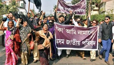 Anti-CAA agitators in Assam observe 'black day' to mark second anniversary of passage of bill in Parliament