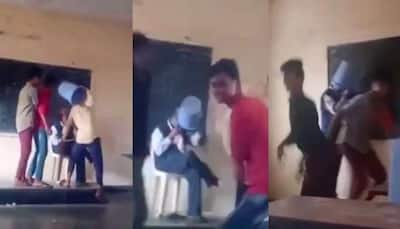 Students assault teacher, Karnataka govt orders action after video goes viral - Watch