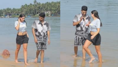 Nora Fatehi and Guru Randhawa enjoy stroll at a secluded Goa beach, fans ask ‘are you dating’?