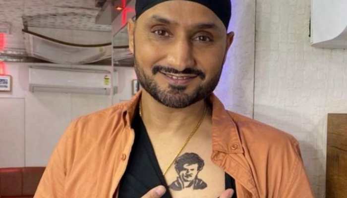 Harbhajan Singh gets Rajinikanth's tattoo on his 71st birthday, calls him 'superstar'
