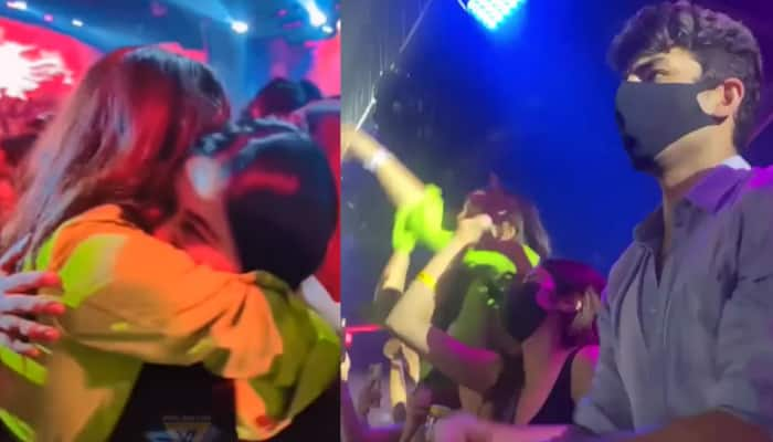 Sara Ali Khan tightly hugs Janhvi Kapoor at AP Dhillon concert, Ibrahim Ali Khan also present: Watch video