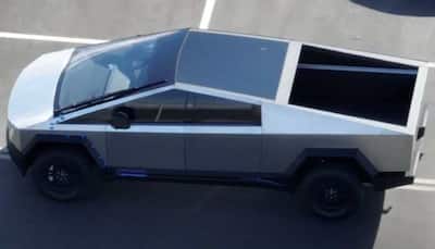 Near-production-ready Tesla Cybertruck caught testing with design updates - Watch Video
