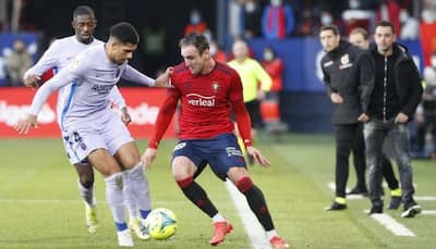 La Liga: Barcelona denied three points by Osasuna's late stunner