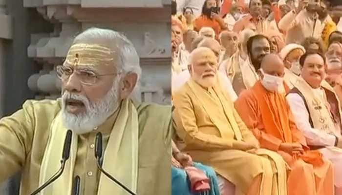 LIVE: PM Narendra Modi inaugurates Kashi Vishwanath Corridor, starts his  address with 'Har Har Mahadev' | India News | Zee News