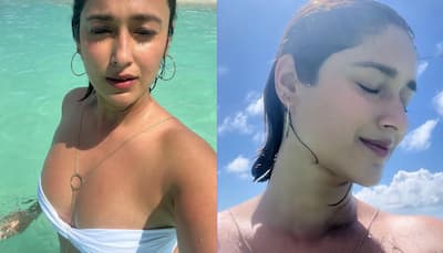 Ileana D’ Cruz burns internet with hot photos in a white bikini, calls ‘sun baking’ the best