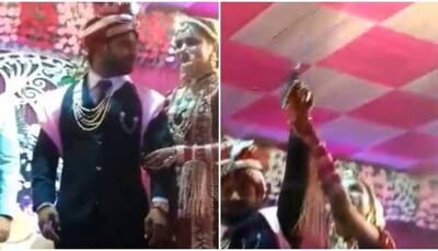 Ghaziabad couple fires gun during their wedding while Dhadkan song plays in background