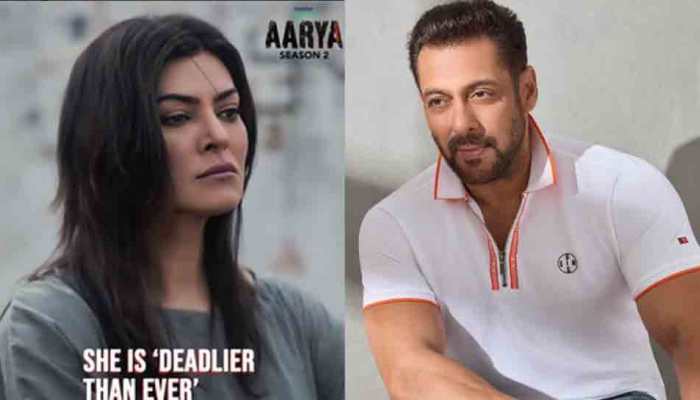 Salman Khan drops Sushmita Sen&#039;s Aarya 2 photo, actress replies with sweetest message