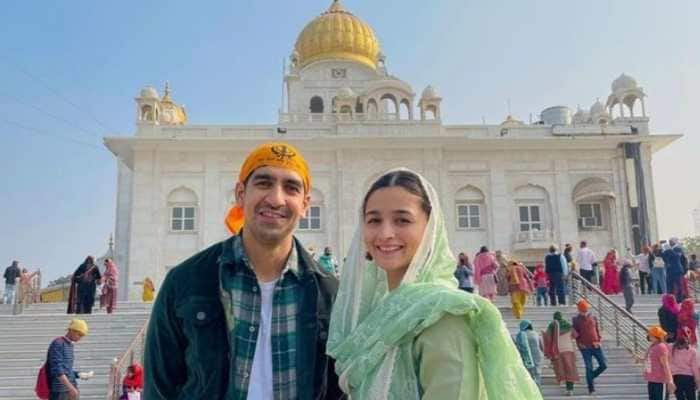 Alia Bhatt visits Bangla Sahib Gurudwara with Ayan Mukerji ahead of Brahmastra's motion poster release