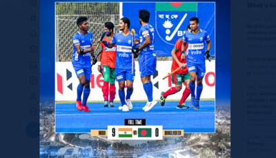 Asian Champions Trophy men's hockey: Dilpreet's hat-trick, Jarmanpreet's brace power India to 9-0 win over Bangladesh