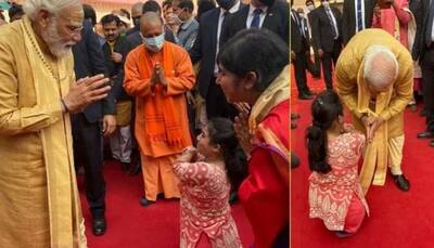 Unforgettable moments! PM Narendra Modi touches feet of divyang woman in Varanasi, wins a million hearts