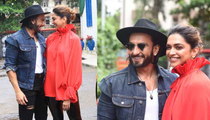Ranveer Singh kisses Deepika Padukone at airport, trolls call them 'insecure of Katrina-Vicky' wedding - Watch