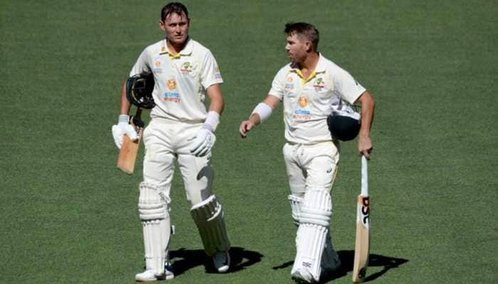 Ashes 2021-22: David Warner, Marnus Labuschagne fifties put Australians on top in Adelaide Test