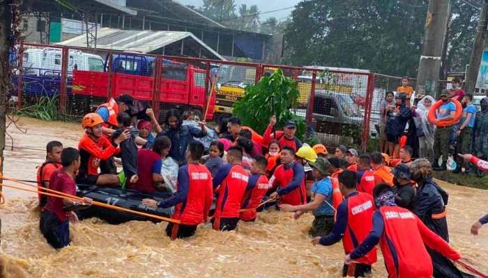 Typhoon Rai makes landfall in southern Philippines as Category 5 storm