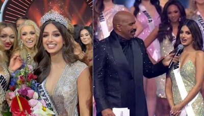 Miss Universe 2021 Harnaaz Sandhu asked to impersonate a cat on world stage, video goes viral - Watch