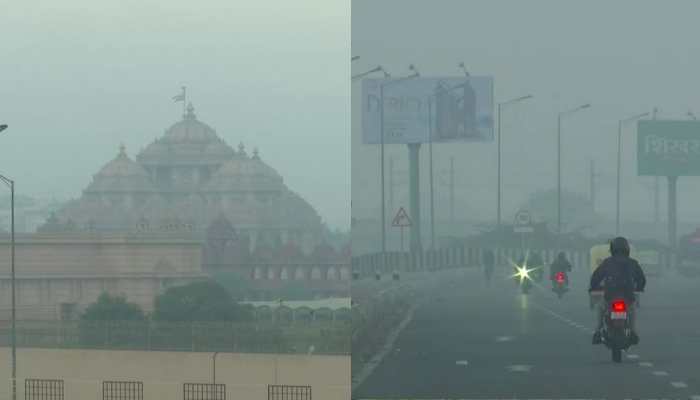 Delhi witnesses drop in temperature, air quality remains in &#039;very poor&#039; category