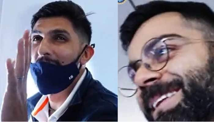 Virat Kohli teases Ishant Sharma, reveals what&#039;s inside his bag, pacer gets irritated - WATCH