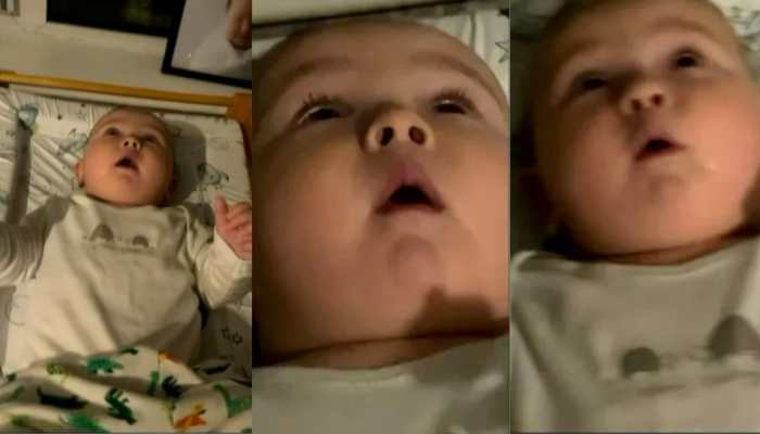 ‘Alright bruv’: Infant surprises mother with his first words in viral video- Watch