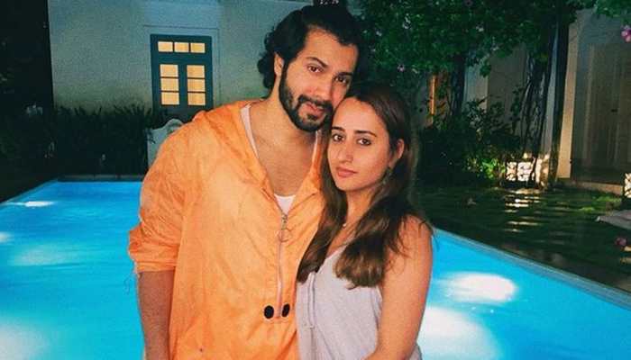 ICYMI: Varun Dhawan's FIRST mushy video with Natasha Dalal hits internet, actor kisses wife on 'Teri Bhabhi' song - Watch