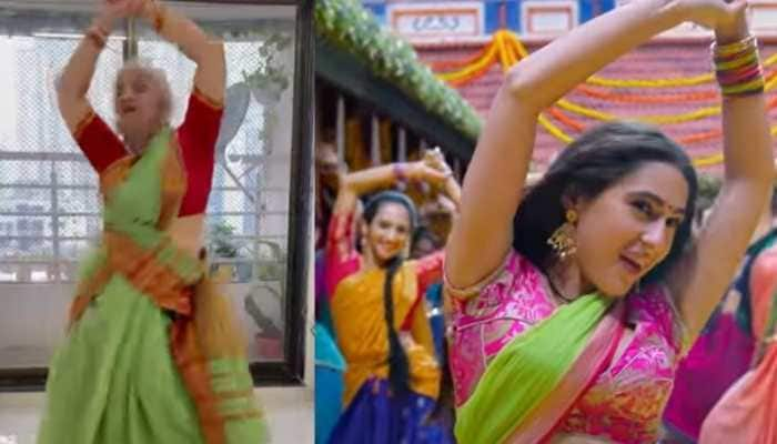 Desi dadi grooves like a boss to Sara Ali Khan&#039;s Chaka Chak song, netizens love it - Watch!