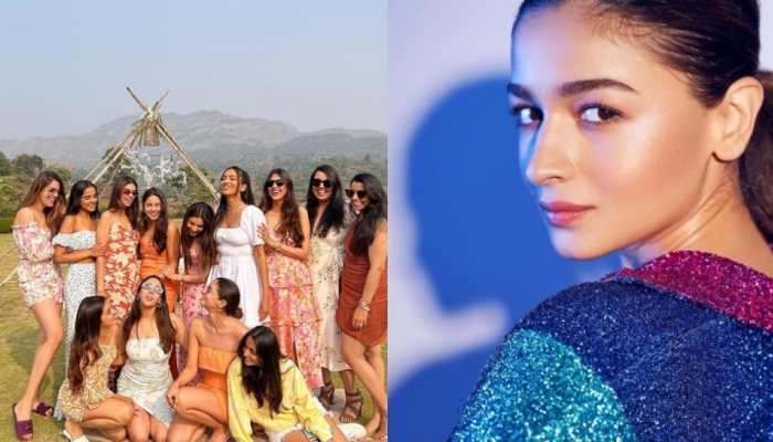 Alia Bhatt flaunts dance moves on Shah Rukh Khan's song at friend's dreamy bachelorette: Pics