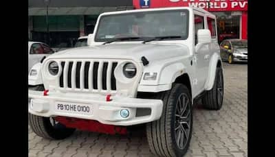 This customized Mahindra Thar SUV looks lavish in all-white paint and red cabin - check here