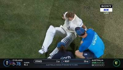 Ashes: Joe Root hit in abdomen before getting dismissed on last ball of Day 4 of 2nd Test - WATCH