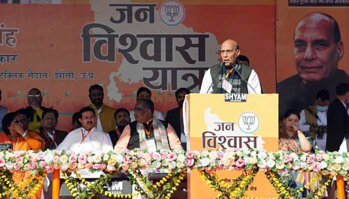 BJP doesn't lie to people: Rajnath Singh flags off ‘Jan Vishwas Yatra’ in UP’s Jhansi