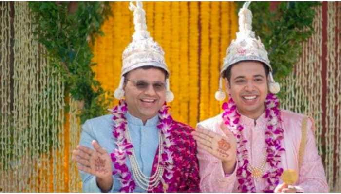 Gay couple enters into wedlock in Hyderabad, see pics